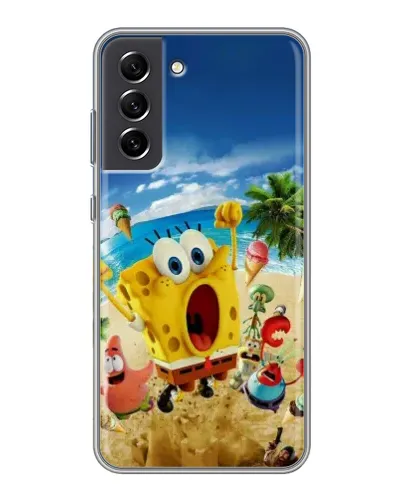 Чехол для Samsung Galaxy S21 FE с картинкой «Развлечения на пляже»