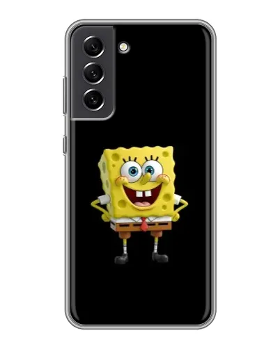 Чехол для Samsung Galaxy S21 FE с картинкой «Классический Губка Боб»