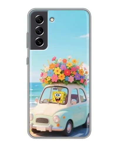 Чехол для Samsung Galaxy S21 FE с картинкой «Автомобильное путешествие»
