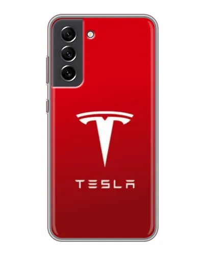 Чехол для Samsung Galaxy S21 FE с картинкой «Tesla Red Classic» Чехол для Samsung Galaxy S21 FE с картинкой «Tesla Red Classic»