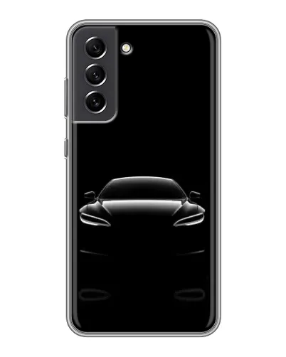 Чехол для Samsung Galaxy S21 FE с картинкой «Силуэт Tesla Night» Чехол для Samsung Galaxy S21 FE с картинкой «Силуэт Tesla Night»