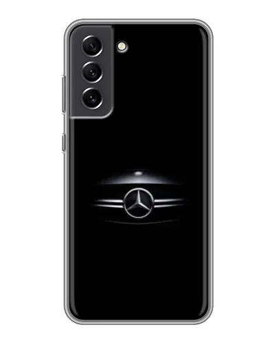 Чехол для Samsung Galaxy S21 FE с картинкой «Mercedes — абстрактные линии»