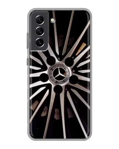 Чехол для Samsung Galaxy S21 FE с картинкой «Диск Mercedes»