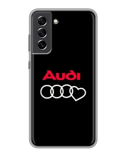 Чохол для Samsung Galaxy S21 FE з картинкою «Логотип Audi Heart» Чохол для Samsung Galaxy S21 FE з картинкою «Логотип Audi Heart»