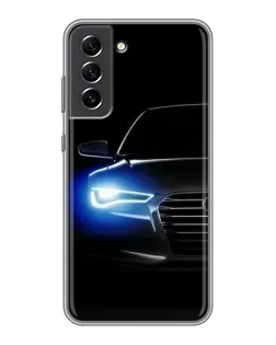 Чохол для Samsung Galaxy S21 FE з картинкою «Неоновий погляд Audi»