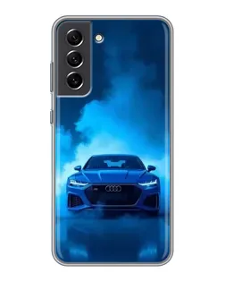 Чохол для Samsung Galaxy S21 FE з картинкою «Audi — блакитна енергія»