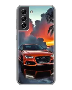 Чохол для Samsung Galaxy S21 FE з картинкою «Audi — захід сонця»