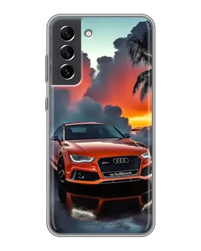 Чохол для Samsung Galaxy S21 FE з картинкою «Audi — захід сонця» Чохол для Samsung Galaxy S21 FE з картинкою «Audi — захід сонця»