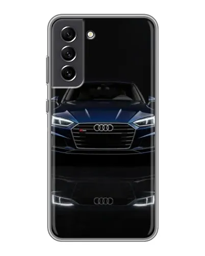 Чохол для Samsung Galaxy S21 FE з картинкою «Audi — нічне відображення» Чохол для Samsung Galaxy S21 FE з картинкою «Audi — нічне відображення»