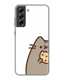 Чехол для Samsung Galaxy S21 FE с картинкой «Пушин с печеньем» Чехол для Samsung Galaxy S21 FE с картинкой «Пушин с печеньем»
