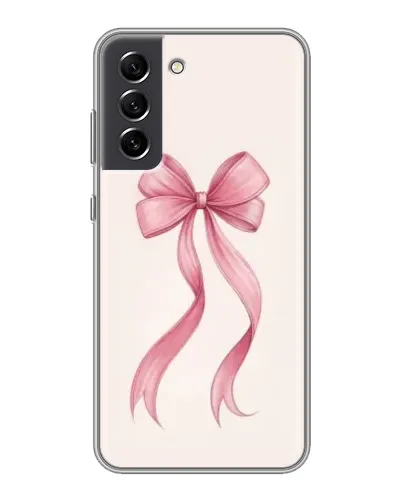 Чехол для Samsung Galaxy S21 FE с картинкой «Розовый бант»