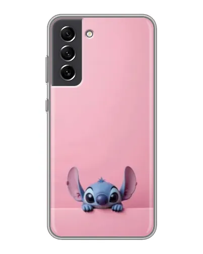 Чехол для Samsung Galaxy S21 FE с картинкой «Stitch выглядывает»