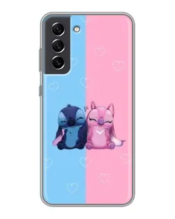 Чохол для Samsung Galaxy S21 FE з картинкою «Stitch та Angel Love»