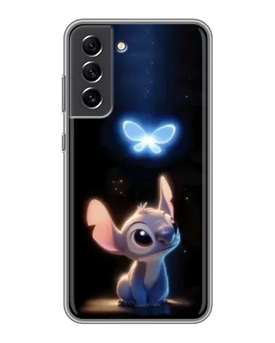 Чехол для Samsung Galaxy S21 FE с картинкой «Сияющий Стич»
