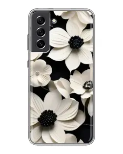Чохол для Samsung Galaxy S21 FE з картинкою «Об'ємні білі квіти» Чохол для Samsung Galaxy S21 FE з картинкою «Об'ємні білі квіти»