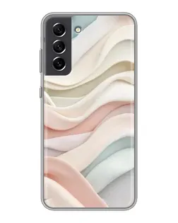 Чехол для Samsung Galaxy S21 FE с картинкой «Пастельные нежные волны»