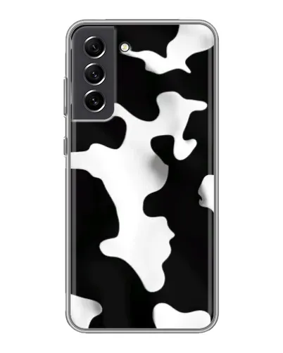 Чехол для Samsung Galaxy S21 FE с картинкой «Черно-белое пятно»