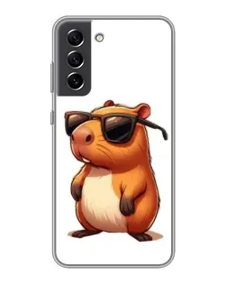 Чохол для Samsung Galaxy S21 FE з картинкою «Капібара в окулярах» Чохол для Samsung Galaxy S21 FE з картинкою «Капібара в окулярах»