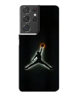 Чехол для Samsung Galaxy S21 Plus с картинкой «Jordan Gradient Logo» Чехол для Samsung Galaxy S21 Plus с картинкой «Jordan Gradient Logo»