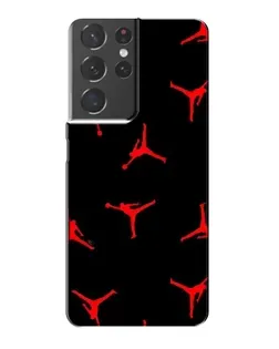Чехол для Samsung Galaxy S21 Plus с картинкой «Jordan Red Pattern» Чехол для Samsung Galaxy S21 Plus с картинкой «Jordan Red Pattern»