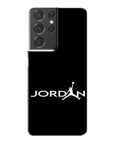 Чехол для Samsung Galaxy S21 Plus с картинкой «Jordan White Logo»