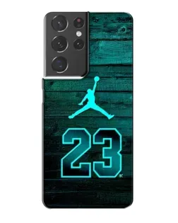 Чехол для Samsung Galaxy S21 Plus с картинкой «Jordan Cyan 23» Чехол для Samsung Galaxy S21 Plus с картинкой «Jordan Cyan 23»