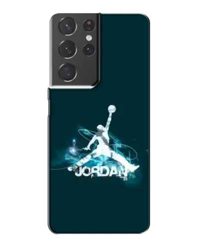 Чехол для Samsung Galaxy S21 Plus с картинкой «Jordan Blue Fire»