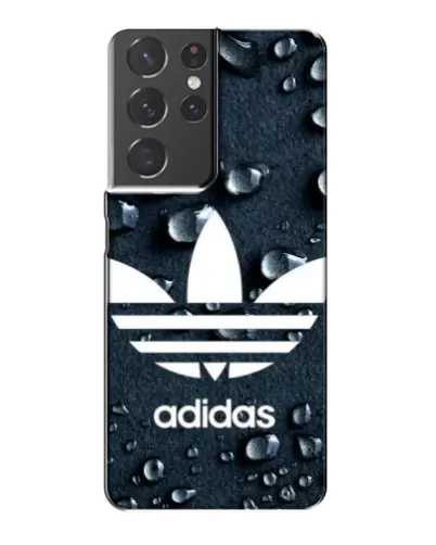 Чехол для Samsung Galaxy S21 Plus с картинкой «Adidas Trefoil Blue»