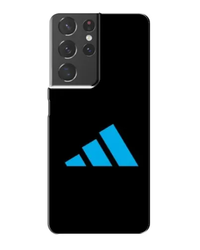 Чехол для Samsung Galaxy S21 Plus с картинкой «Adidas Cyan Logo»