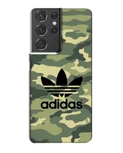 Чехол для Samsung Galaxy S21 Plus с картинкой «Милитари стиль Adidas»