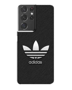 Чехол для Samsung Galaxy S21 Plus с картинкой «Adidas Карбоновая текстура»