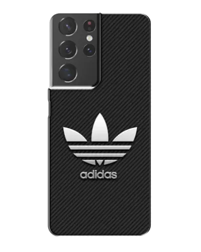 Чехол для Samsung Galaxy S21 Plus с картинкой «Adidas Карбоновая текстура»