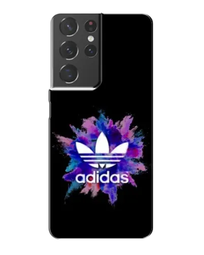 Чехол для Samsung Galaxy S21 Plus с картинкой «Взрыв красок Adidas»