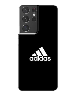 Чехол для Samsung Galaxy S21 Plus с картинкой «Черная классика Adidas»