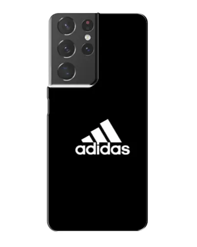 Чехол для Samsung Galaxy S21 Plus с картинкой «Черная классика Adidas»