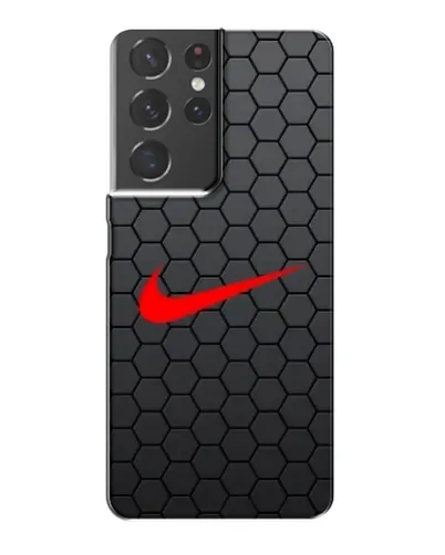 Чехол для Samsung Galaxy S21 Plus с картинкой «Nike — карбоновая сетка» Чехол для Samsung Galaxy S21 Plus с картинкой «Nike — карбоновая сетка»