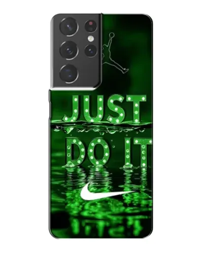 Чехол для Samsung Galaxy S21 Plus с картинкой «Зеленый неоновый Nike» Чехол для Samsung Galaxy S21 Plus с картинкой «Зеленый неоновый Nike»