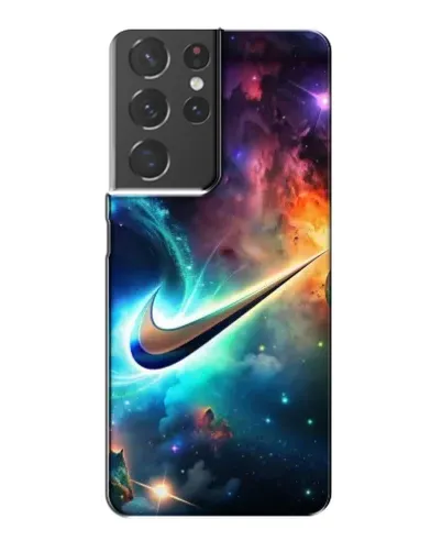 Чехол для Samsung Galaxy S21 Plus с картинкой «Космический Nike Swoosh» Чехол для Samsung Galaxy S21 Plus с картинкой «Космический Nike Swoosh»