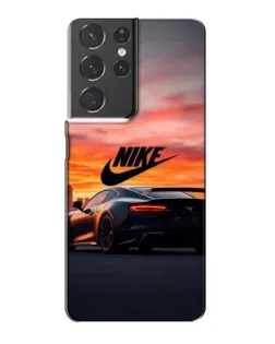 Чехол для Samsung Galaxy S21 Plus с картинкой «Nike и суперкар»