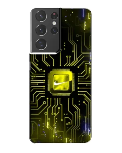 Чехол для Samsung Galaxy S21 Plus с картинкой «Nike — золотая искра» Чехол для Samsung Galaxy S21 Plus с картинкой «Nike — золотая искра»