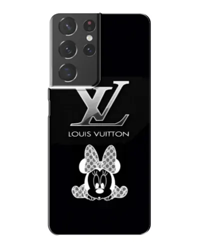 Чехол для Samsung Galaxy S21 Plus с картинкой «LV и Минни Маус»