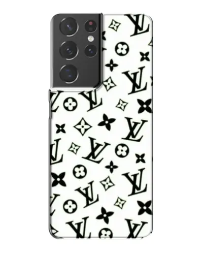 Чехол для Samsung Galaxy S21 Plus с картинкой «Монохромный хаос LV»