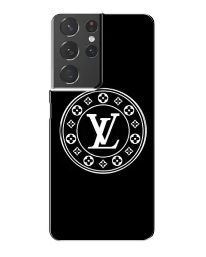 Чехол для Samsung Galaxy S21 Plus с картинкой «LV — печать стиля»