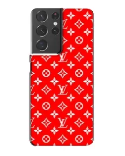 Чехол для Samsung Galaxy S21 Plus с картинкой «Яркий паттерн LV»