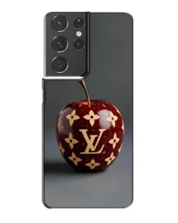 Чехол для Samsung Galaxy S21 Plus с картинкой «Красное яблоко LV»