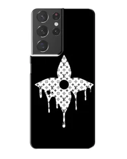 Чехол для Samsung Galaxy S21 Plus с картинкой «Цветочная монограмма»
