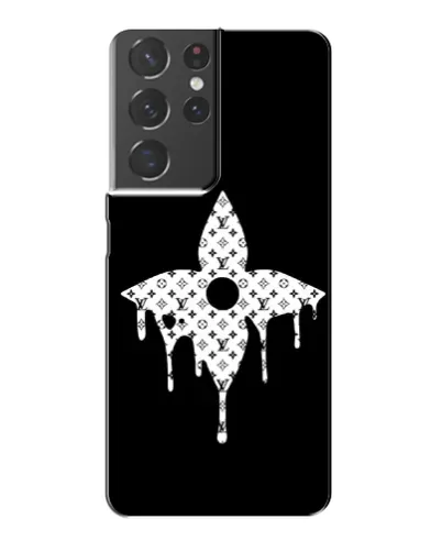 Чехол для Samsung Galaxy S21 Plus с картинкой «Цветочная монограмма»