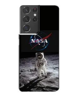 Чехол для Samsung Galaxy S21 Plus с картинкой «Астронавт на Луне»