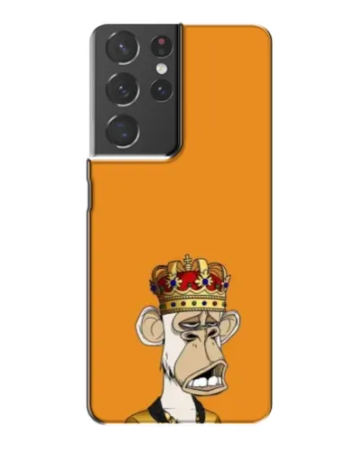Чехол для Samsung Galaxy S21 Plus с картинкой «Золотая обезьяна Bored Ape» Чехол для Samsung Galaxy S21 Plus с картинкой «Золотая обезьяна Bored Ape»