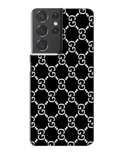 Чехол для Samsung Galaxy S21 Plus с картинкой «Gucci — сетчатый паттерн»